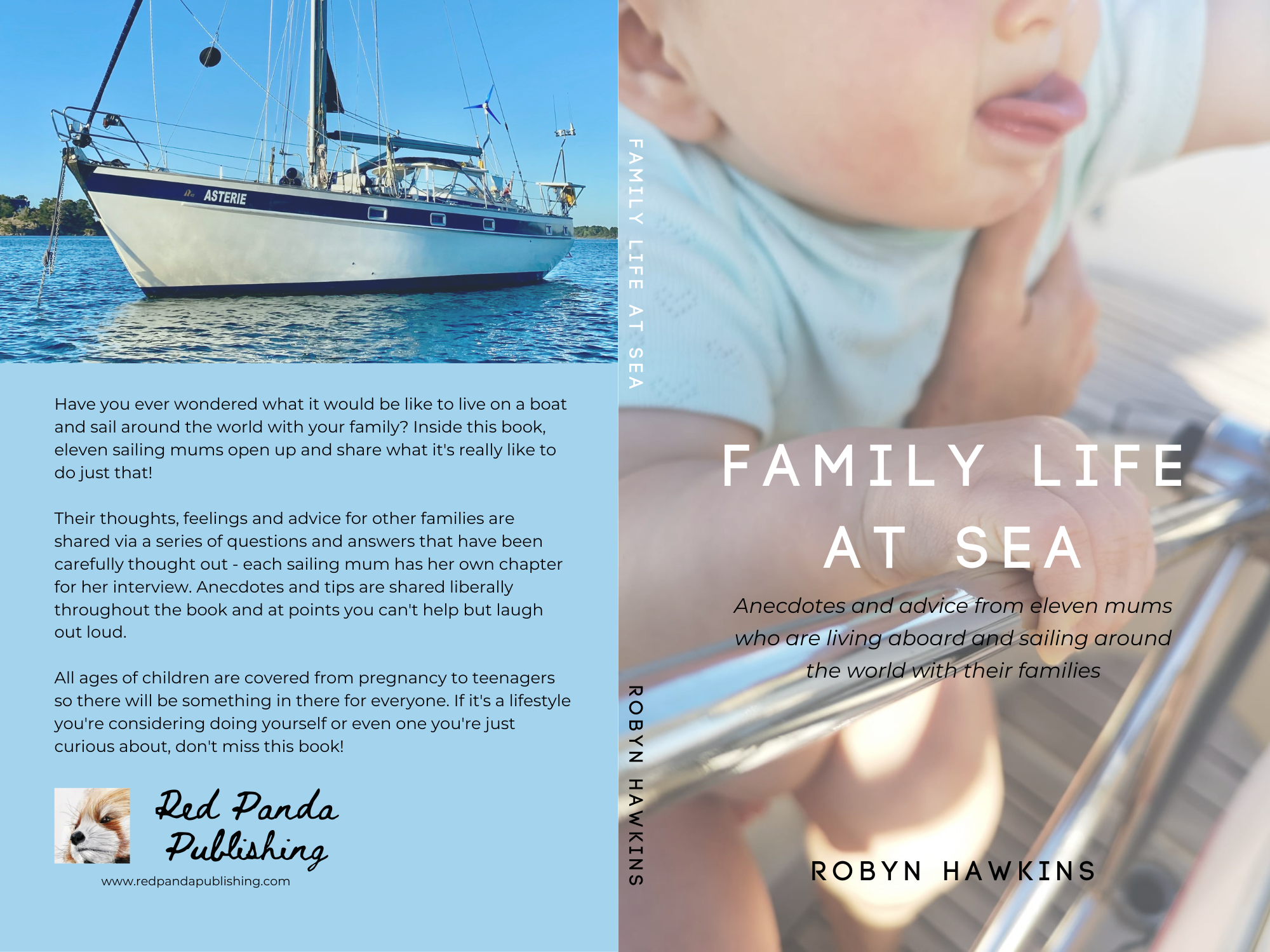 The front and back cover of the book 'Family Life at Sea'