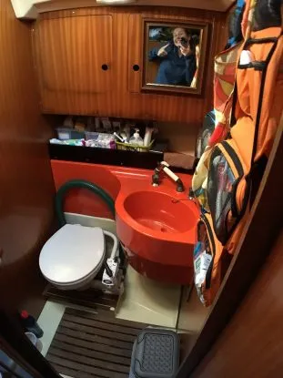 Our heads (toilet) onboard