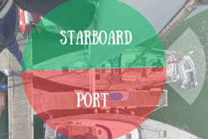 Port and Starboard on a sailboat